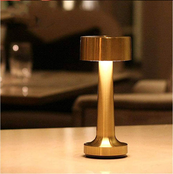 Dubkart Lights Touch Sensor Gold LED Lamp Cordless & Rechargeable