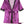 Dubkart Lingerie Women's Silk Robe Lingerie with G String (Purple)