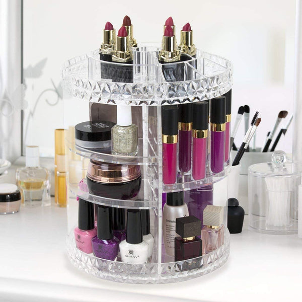 Dubkart Makeup 360 Degree Rotating Makeup Organizer Stand