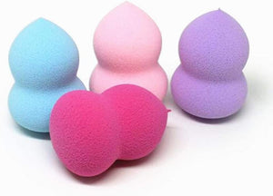 Dubkart Makeup 4 PCS Makeup Blender Foundation Puff Sponges Multicolor