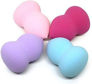 Dubkart Makeup 4 PCS Makeup Blender Foundation Puff Sponges Multicolor