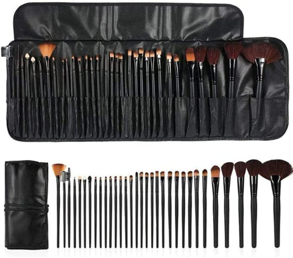 Dubkart Makeup brushes 32 PCS Professional Cosmetic Facial Makeup Brush Kit (Black)