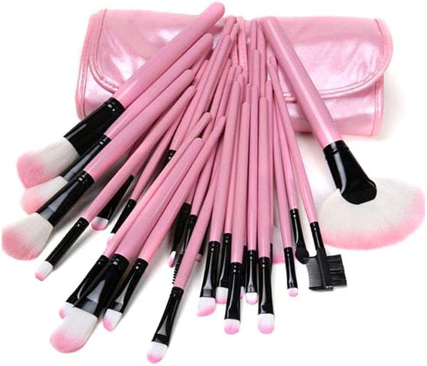 Dubkart Makeup brushes 32 PCS Professional Cosmetic Facial Makeup Brush Kit (Pink)