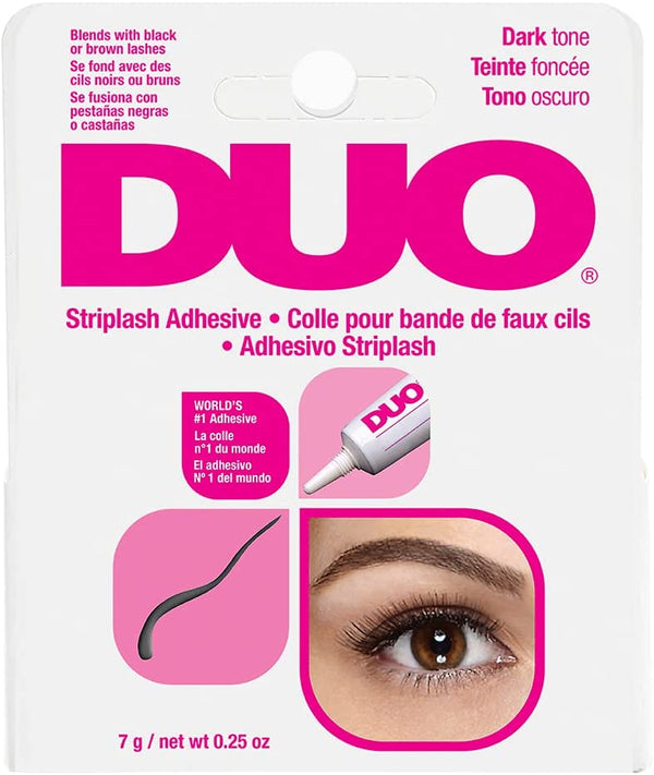 Dubkart Makeup Duo Strip Eyelash StripLash Adhesive Glue - White/Dark