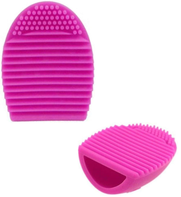 Dubkart Makeup Make Up Cleaning Egg Shape Brush Make Cleaner Tool Pink