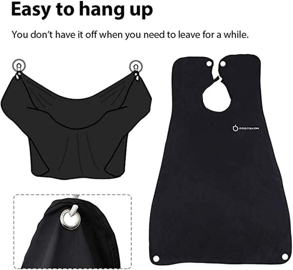 Dubkart Men's grooming Beard Mustache Trimming Shaving Grooming Apron Cape Bib