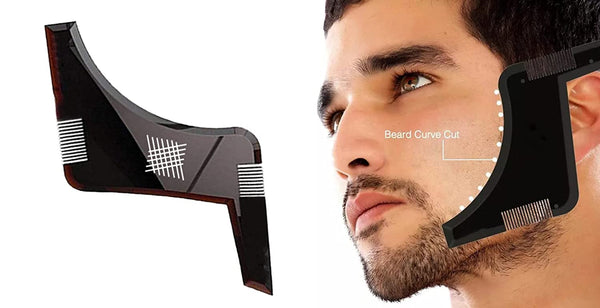 Dubkart Men's grooming Beard Styling Shaping Trimming Tool Template Comb