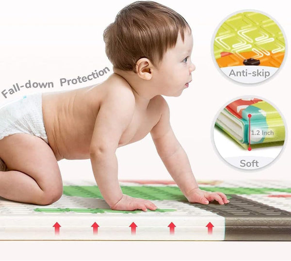 Dubkart Mumfactory Extra Thick Baby Floor Play Mat (200 x 180 cms)