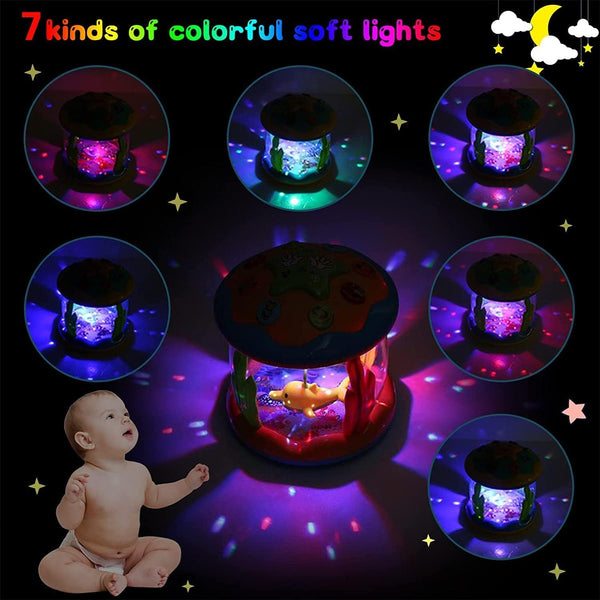 Dubkart Ocean Rotating Projector Baby Education Toy (12-18 Months)