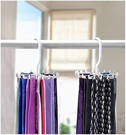 Dubkart Organizers 2 PCS Twirl Tie Rack Belt Scarf Hanger