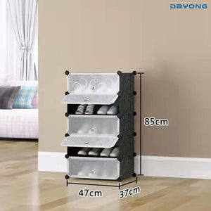 Dubkart Organizers 5 Cube Layer Shoe Storage Rack Organizer