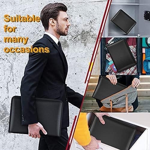 Dubkart Organizers Fireproof Waterproof Document Storage Pouch Bag - 12 Pockets A4 Size