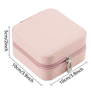 Dubkart Organizers Portable Jewelry Cosmetic Makeup Organizer Box Mini Travel Case