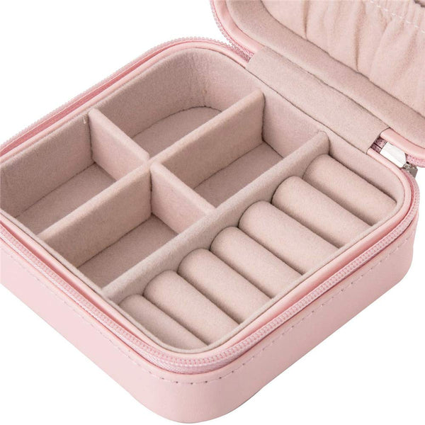Dubkart Organizers Portable Jewelry Cosmetic Makeup Organizer Box Mini Travel Case
