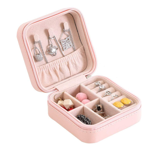 Dubkart Organizers Portable Jewelry Cosmetic Makeup Organizer Box Mini Travel Case