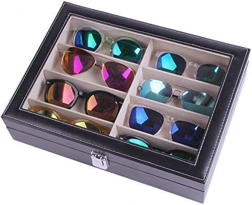 Dubkart Organizers Sunglasses Storage Box Holder Organizer Case