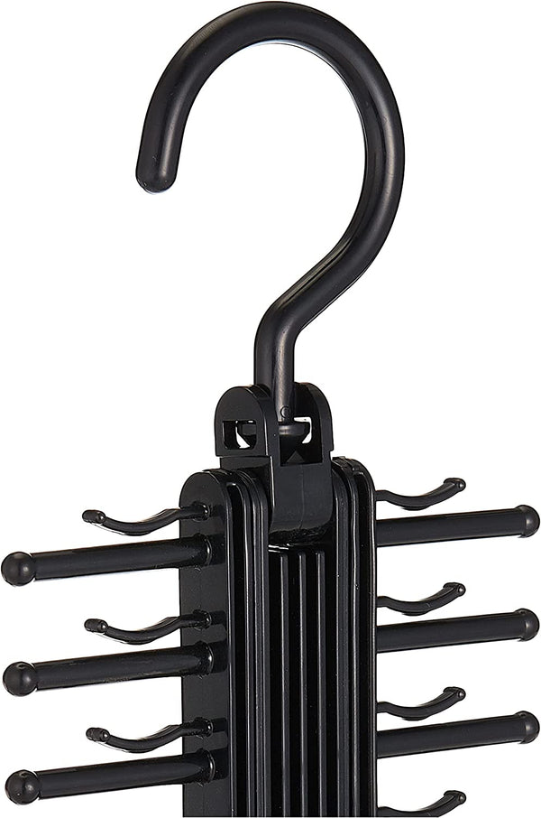 Dubkart Organizers Tie Belt Hanger Organizer Rack Rotating Hook