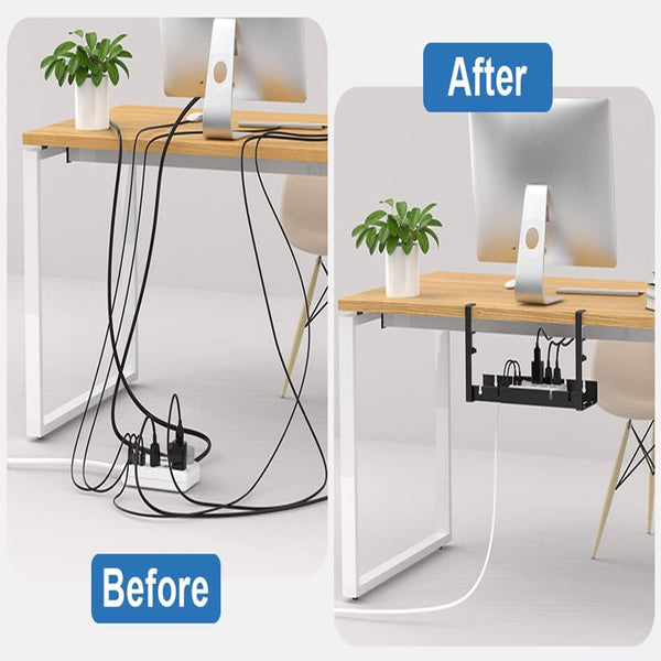 Dubkart Organizers Under Desk Cable Wire Cable Cord Organizer