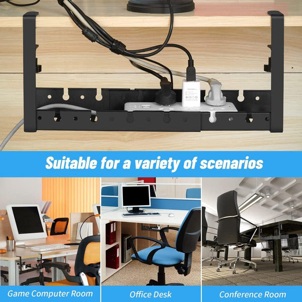 Dubkart Organizers Under Desk Cable Wire Cable Cord Organizer