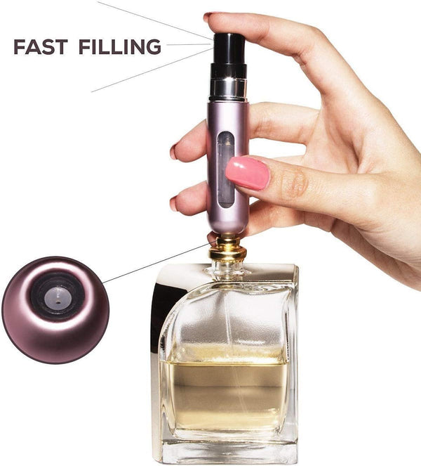 Dubkart Perfume bottle Portable Mini Refillable Empty Spray Bottles - Various Colors