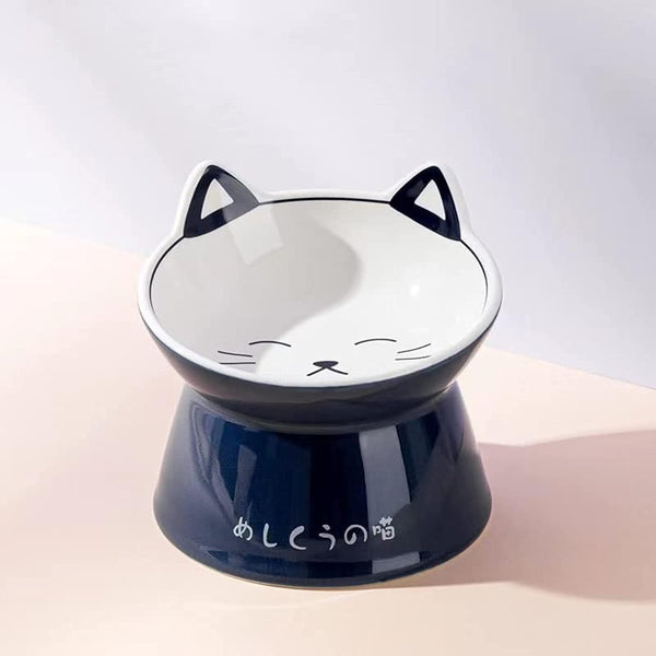 Dubkart Pet feeding Ceramic Elevated Pet Food Feeding Bowl for Cat & Dogs Bowl