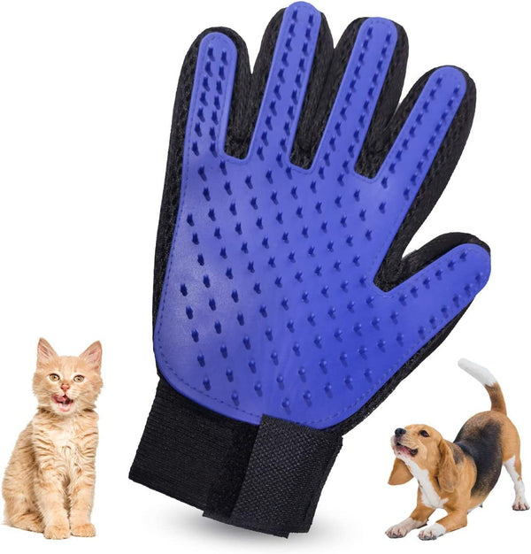 Dubkart Pet Grooming Massage Hair Mitt Dirt Remover Brush Glove (Right Hand)