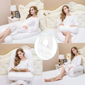 DubKart Pillows Premium U Shape Comfortable Pregnancy Pillow White