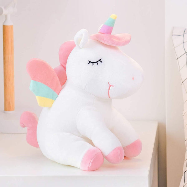 Dubkart Pink Unicorn Plush Soft Stuffed Toy