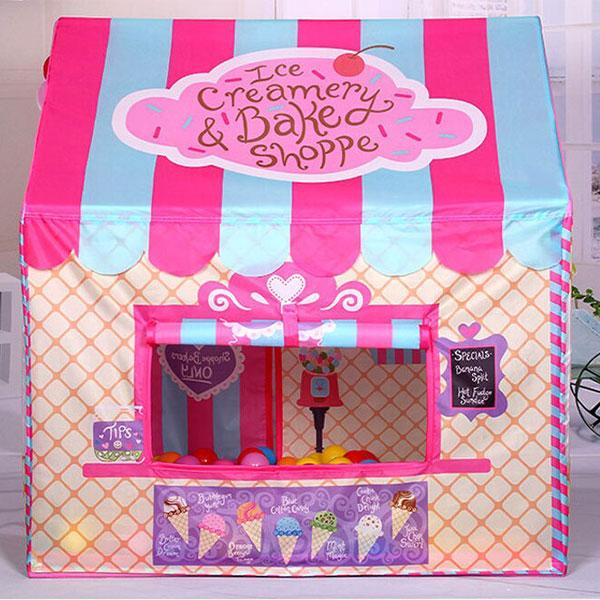 Dubkart Play Tents Ice Cream Shop Princess House Play Tent