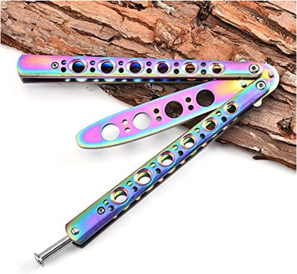 Dubkart Practice Butterfly Comb Trainer Knife Slash Unsharpened Harmless