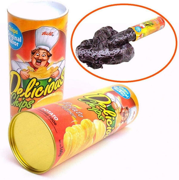 Dubkart Prank Trick Toy Snake Funny Potato Chip Box