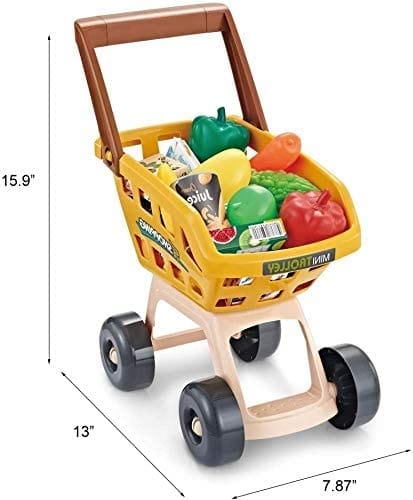 Dubkart Pretend Play Supermarket Kids Pretend Play Set Shopping Game