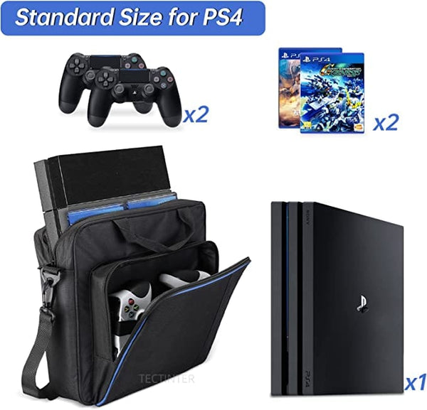 Dubkart PS4 Slim Pro Carrying Case Protective Shoulder Bag