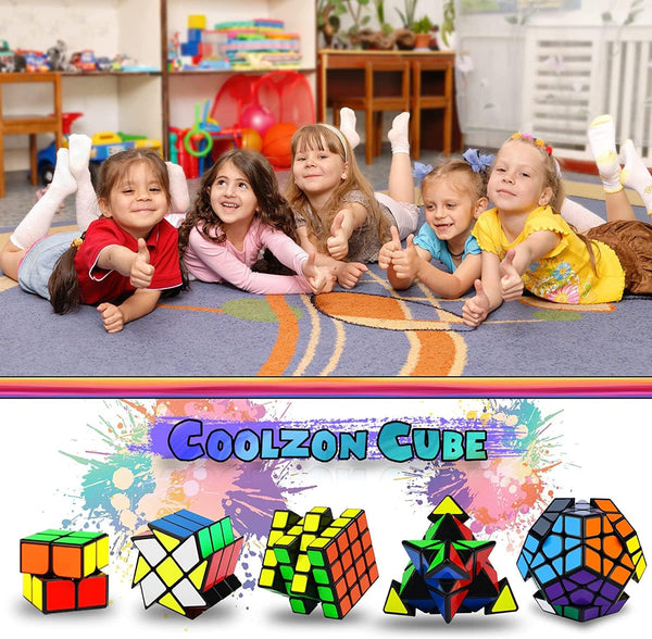 Dubkart Puzzles 5 PCS Speed Puzzle Rubik Cube Set