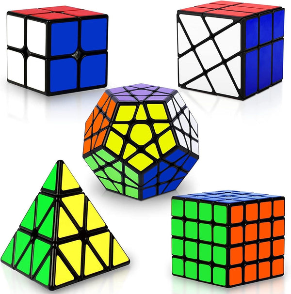 Dubkart Puzzles 5 PCS Speed Puzzle Rubik Cube Set