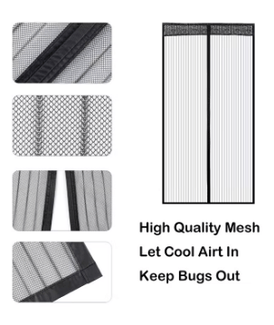 Dubkart Safety gear Magnetic Anti Mosquito / Insect Door Mesh
