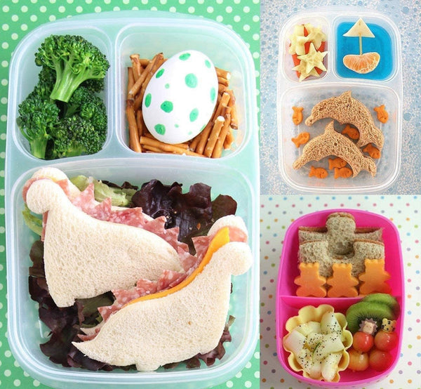 Dubkart Serving dishes 28 PCS Fun Bites Sandwich Vegetables Fruits Cheese Cutter Set for Kids