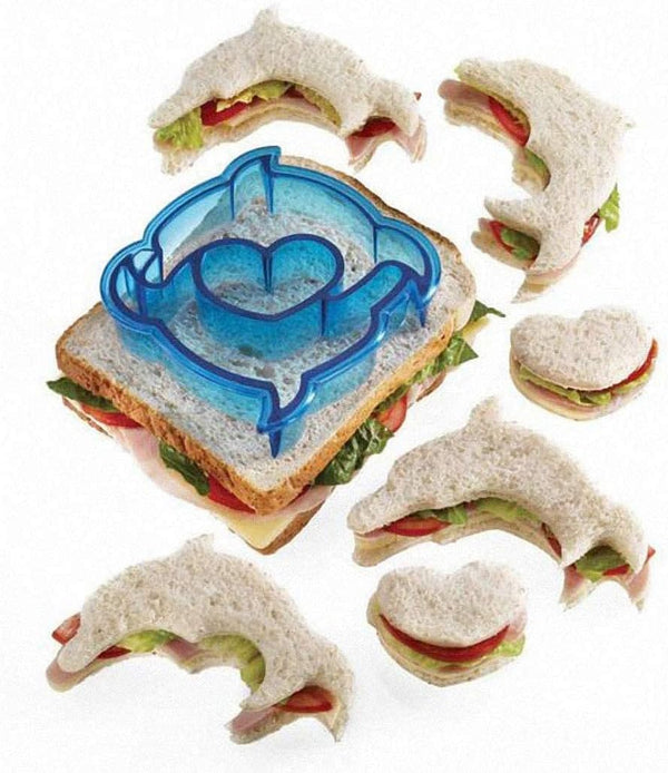 Dubkart Serving dishes 28 PCS Fun Bites Sandwich Vegetables Fruits Cheese Cutter Set for Kids