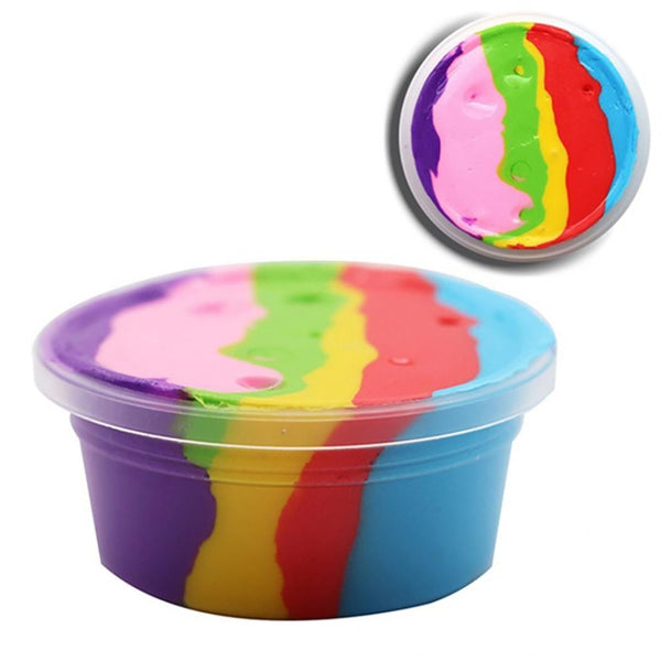 Dubkart Slime toys Kids Rainbow Slime Play Dough Clay Putty Sludge