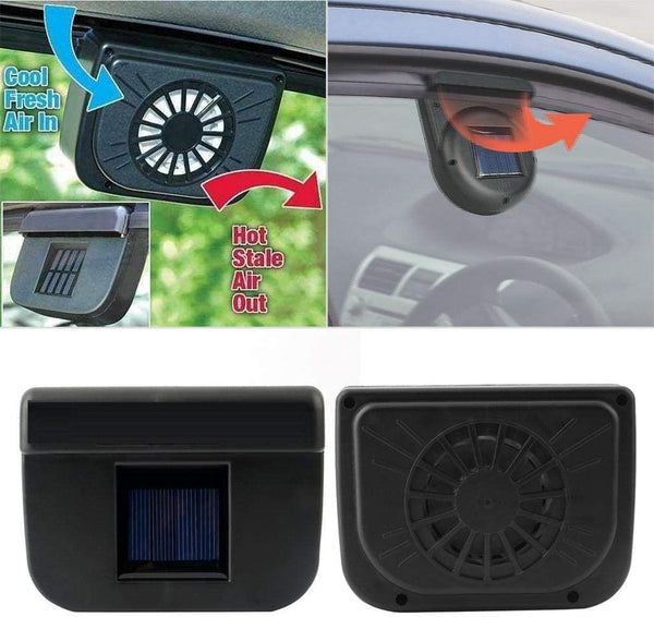 Dubkart Solar Powered Auto Ventilator Car Cooler Fan