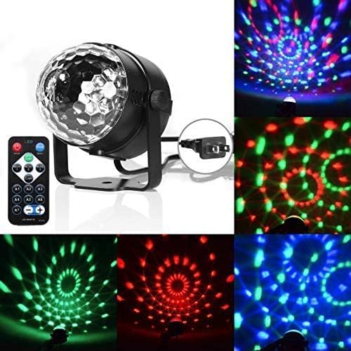 Dubkart Sound Activated DJ Party Lights Disco Ball with Remote Control