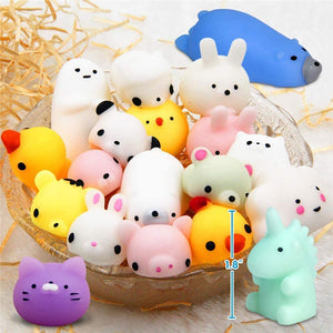 Dubkart Squishy Toys 30 PCS Mini Soft Squeeze Squishy Toys