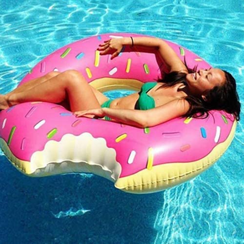 Dubkart Swimming Gigantic Inflatable Donut Swimming Pool Beach Floater