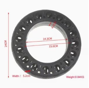 Dubkart Tire For Xiaomi Mijia M365 Electric Scooter - Front / Rear Solid Grip