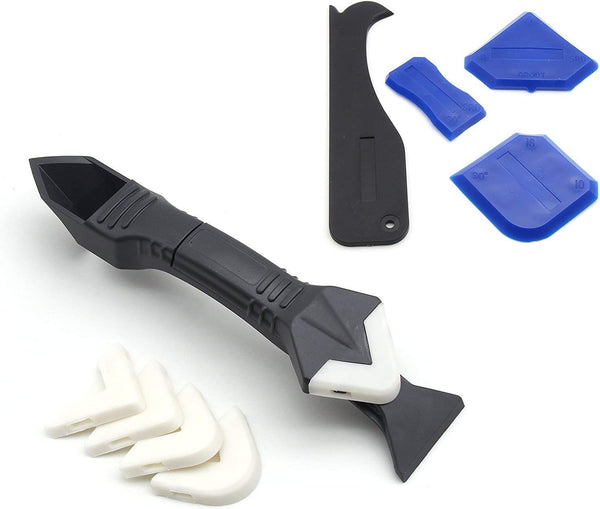 Dubkart Tools and home improvement 3 in 1 Silicone Caulking Tools Grout Scraper