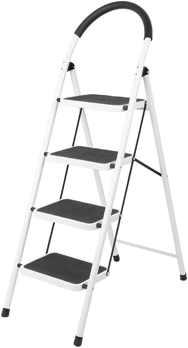 Dubkart Tools and home improvement Foldable 4 Step Ladder with Rubber Hand & Feet Grips