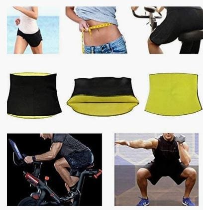 DubKart Unisex Neoprene Sauna Slim Waist Belt Fat Burning Body Shaper