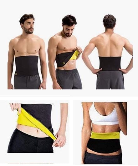 DubKart Unisex Neoprene Sauna Slim Waist Belt Fat Burning Body Shaper