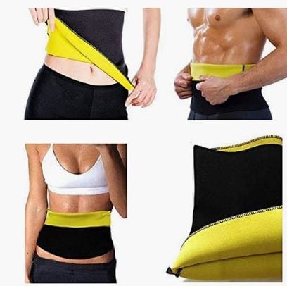 DubKart Unisex Neoprene Sauna Slim Waist Belt Fat Burning Body Shaper