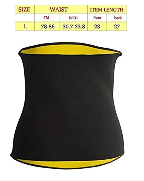 DubKart Unisex Neoprene Sauna Slim Waist Belt Fat Burning Body Shaper